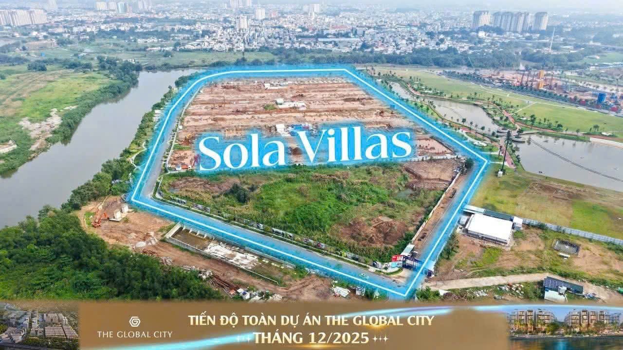 The Global City: Tiến độ thi công Masteri Park Place, Sola, Lumiere Midtown, Grand View tháng 12.2025 