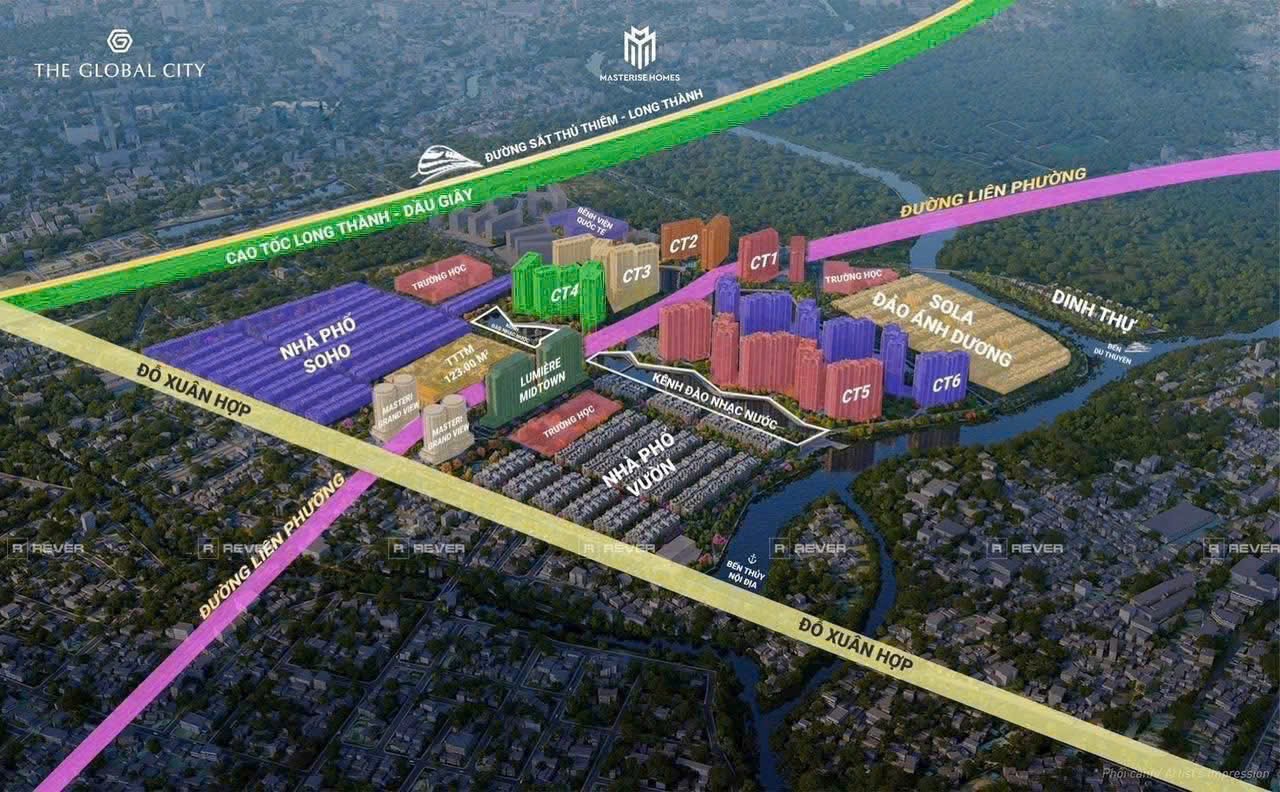 Tổng thể khu đô thị The Global City
