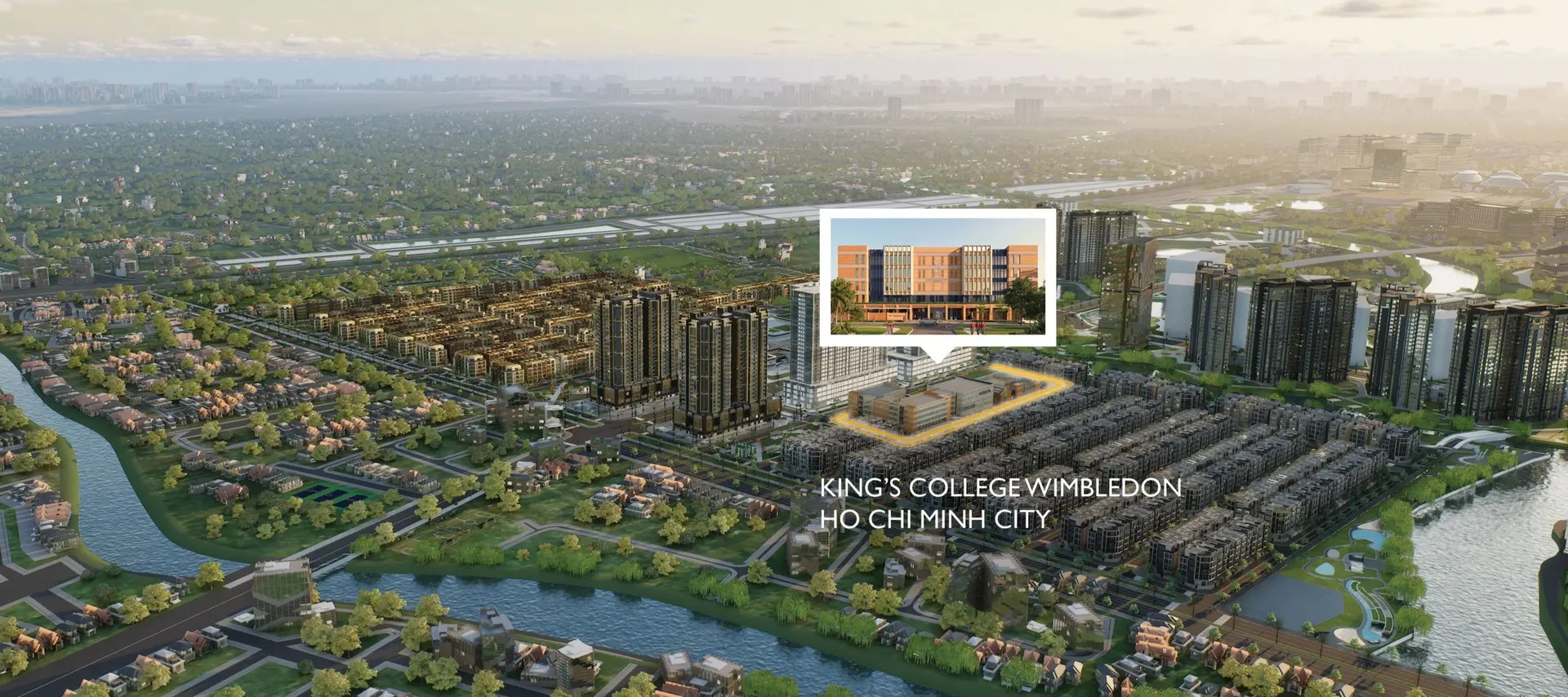 Phối cảnh King’s College Wimbledon Thành phố Hồ Chí Minh tại The Global City
