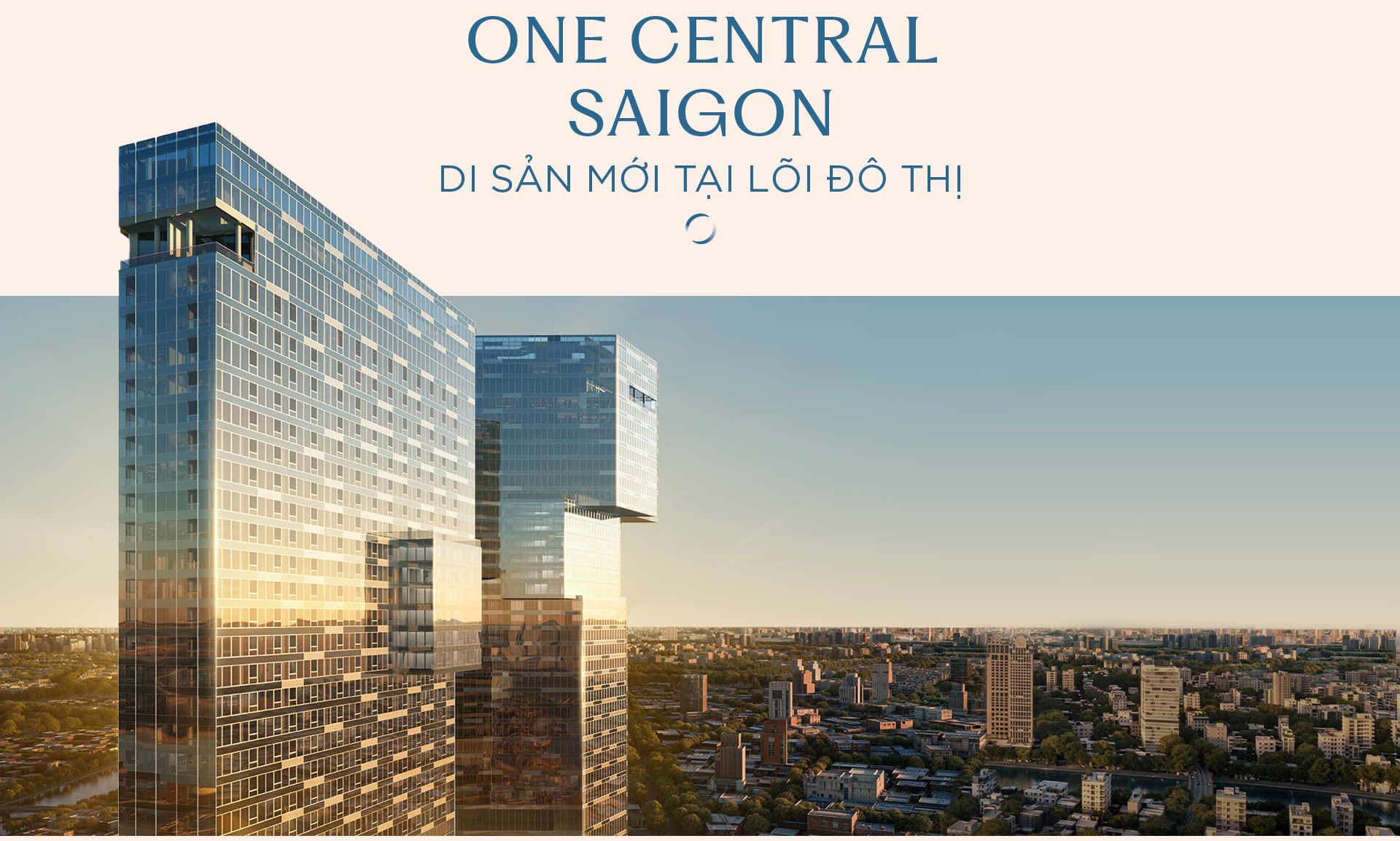 One Central Saigon gồm 214 căn hộ siêu sang, 231 phòng khách sạn, khối văn phòng hạng A+ và trung tâm thương mại.